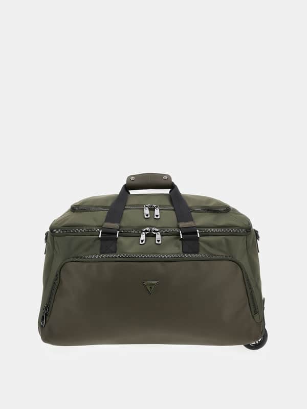 Håndtaske GUESS Bologna Nylon Weekender Bag Grøn | TMECRNP4154, 0