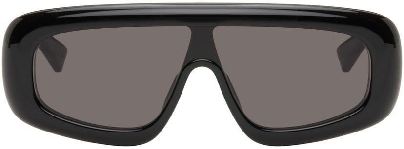 Solbriller Bottega Veneta Shield Sunglasses Sort | BV1281S-001
