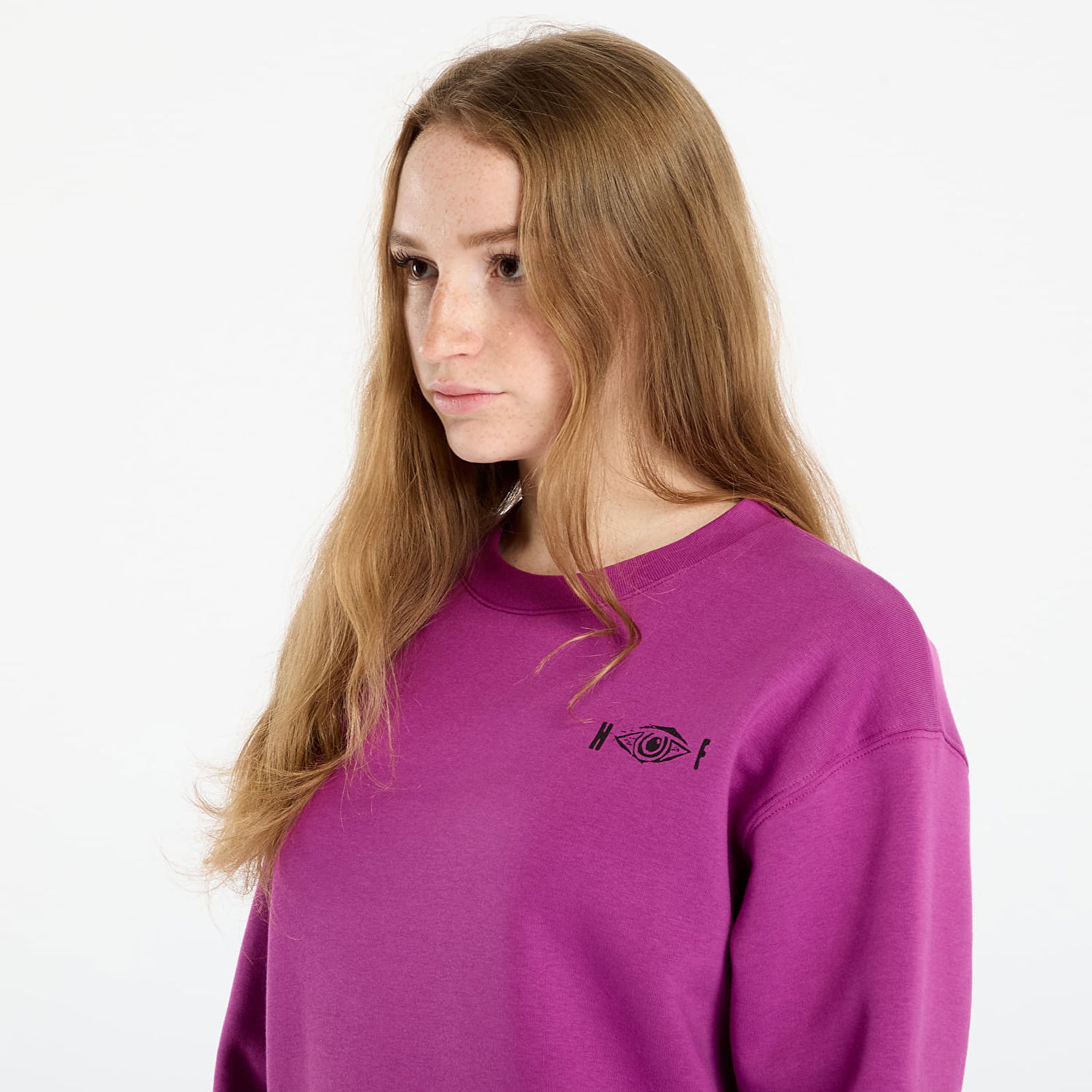 Sweatshirt Horsefeathers Chandra Crew-Neck Sweatshirt Lilla | SW950C, 1