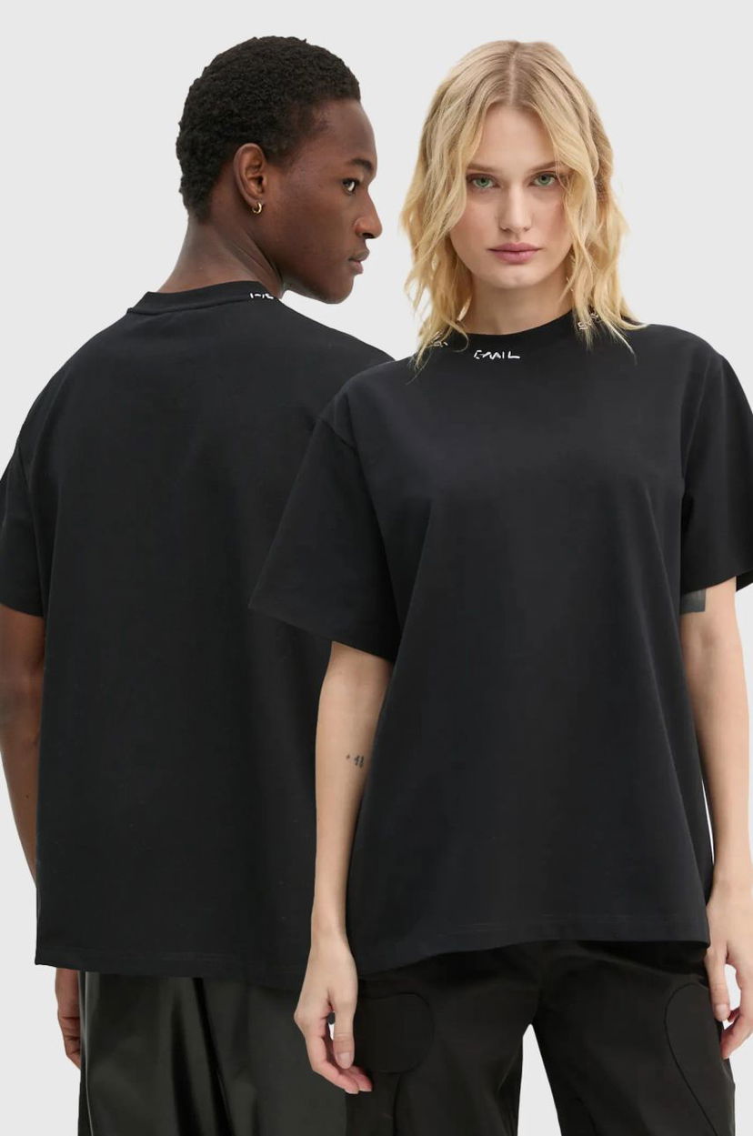 T-shirt HELIOT EMIL Black T-Shirt Sort | AW24.M.09.127.BLK01