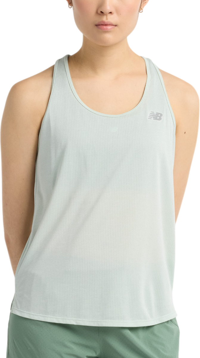 Tanktop New Balance Athletics Tank Top Grøn | wt41250-cy2