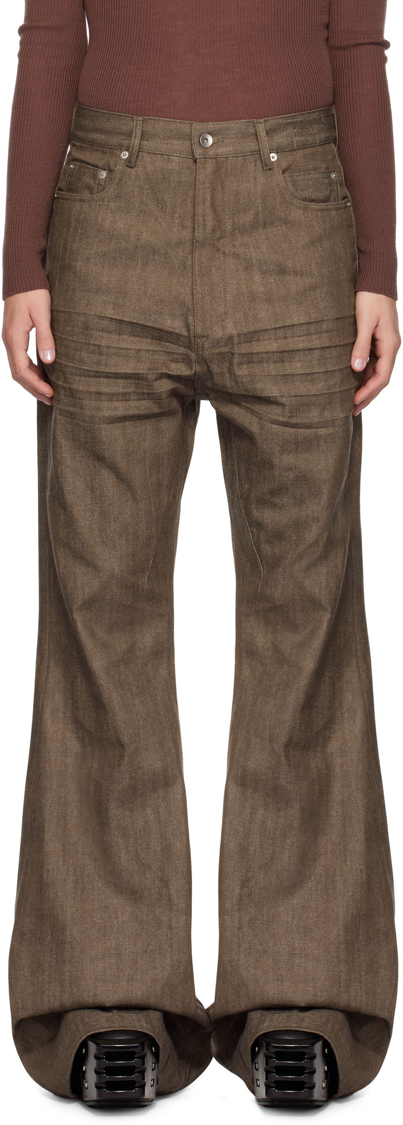Jeans Rick Owens Bootcut Jeans Grå | DU02D2365 DKRAW
