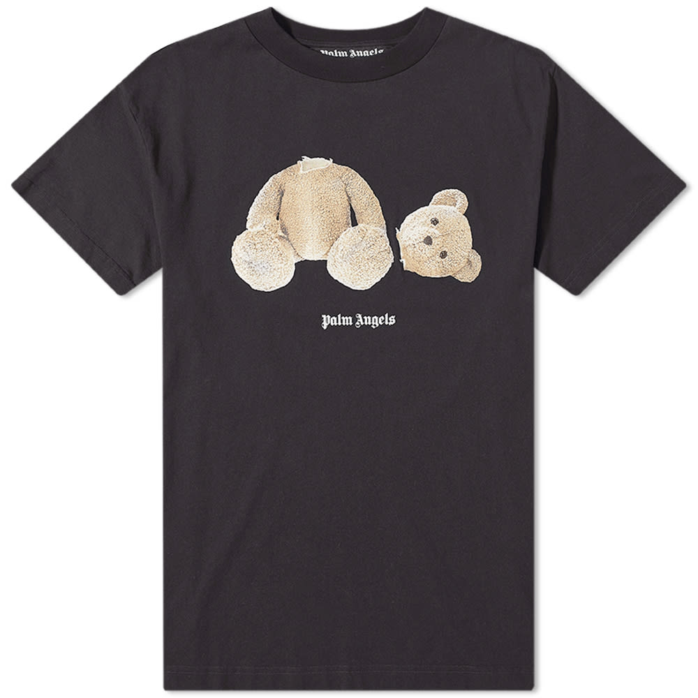 T-shirt Palm Angels Kill The Bear Tee Sort | PMAA001C99JER0141060, 0
