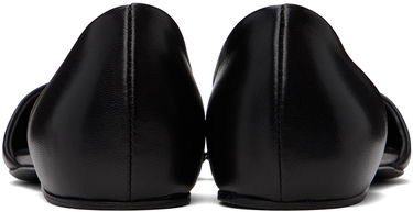 Sneakers og sko TOTEME Asymmetric Ballerina Flats Sort | 241-WAS1076-LE0046, 1
