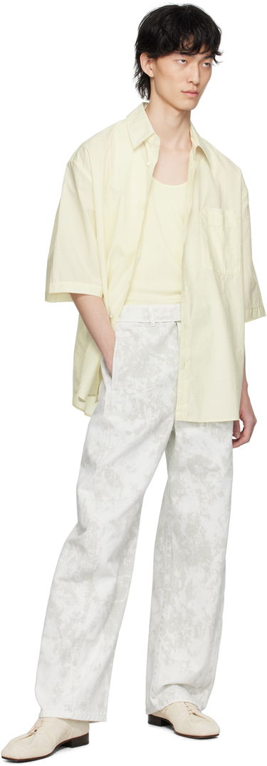 Skjorte LEMAIRE Lemaire Double Pocket  Shirt Gul | SH1079 LF1234, 3