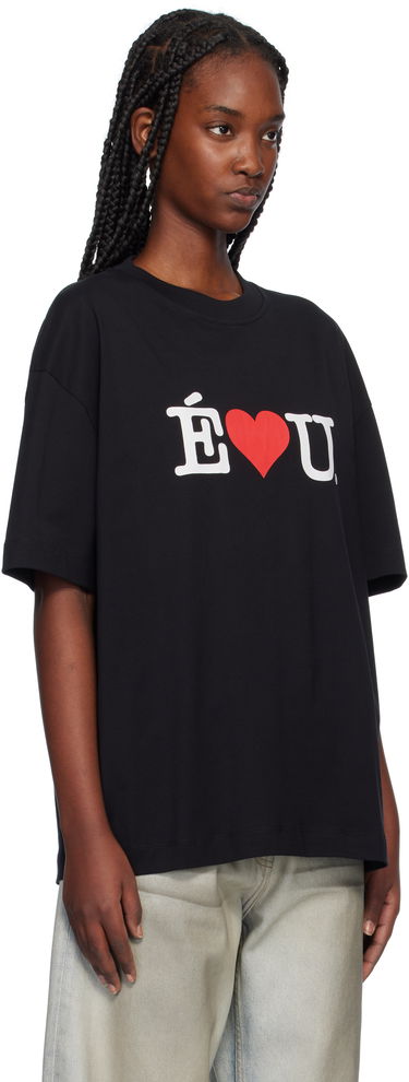 T-shirt Études Études 'ÉLU' Relax T-Shirt Sort | H24MMTSH137-99, 1