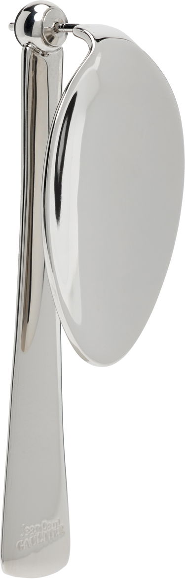 Øreringe Jean Paul Gaultier Jean Paul Gaultier 'The Cutlery' Silver-Tone Single Earring Metalisk | 25/03-W-JW018-X053-91, 1