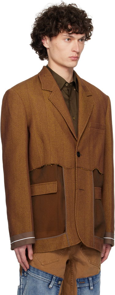 Jakke Andersson Bell Andersson Bell Inside Out Herringbone Blazer Brun | awa699u, 1
