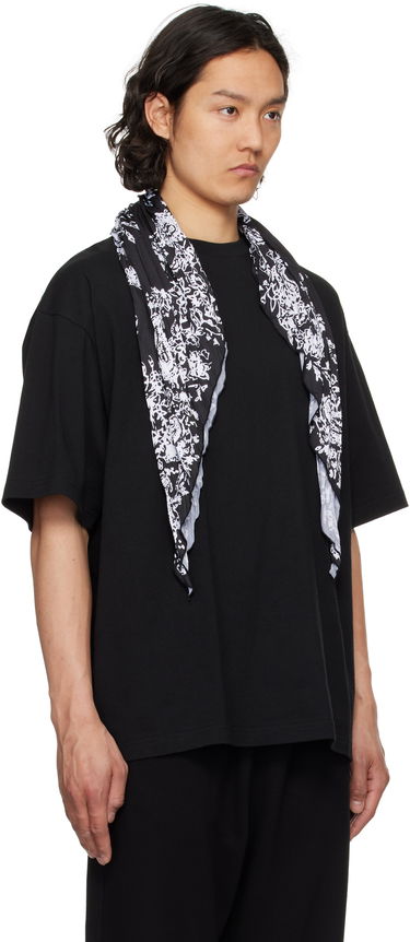 T-shirt We11done We11done Wrinkled Muffler T-Shirt Sort | WD-TT1-25-732-U-BK, 1