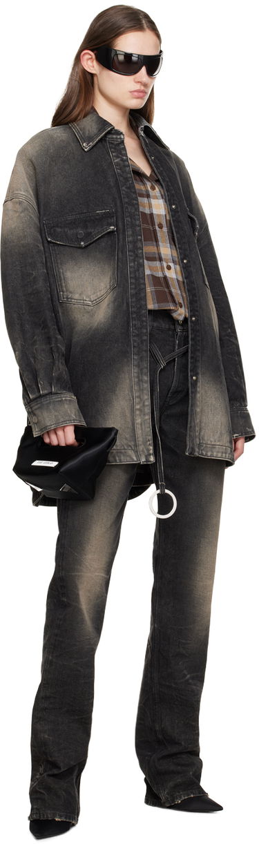 Jeans The Attico Attico Long Jeans Sort | 242WCP171 D075, 3