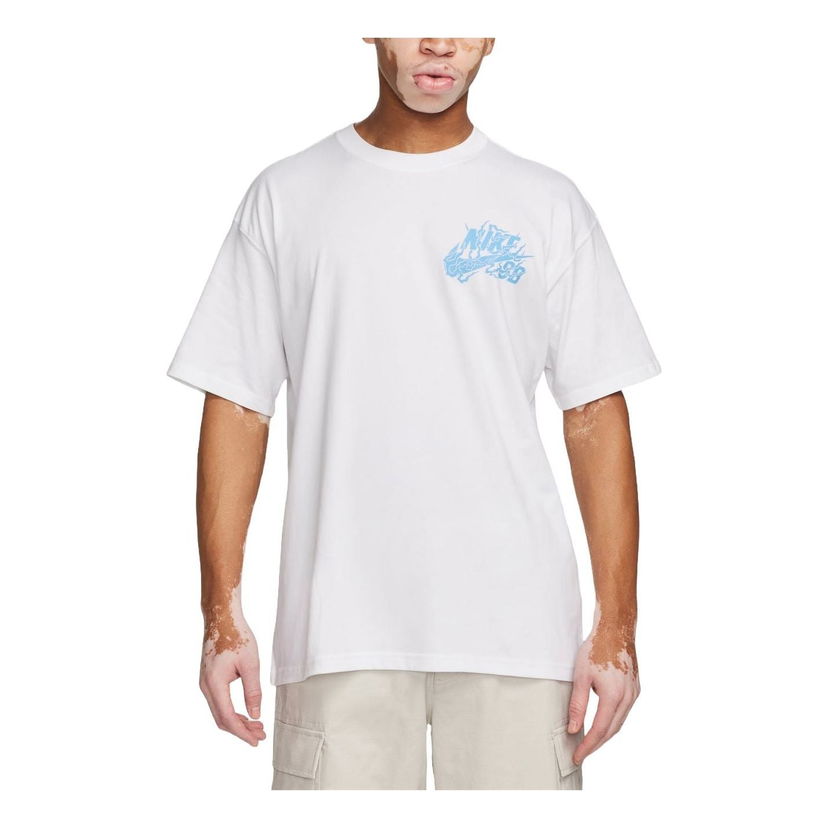 T-shirt Nike SB Graphic T-Shirt Hvid | FQ3720-100