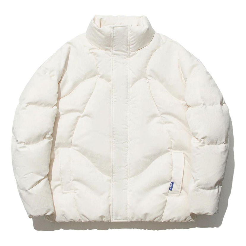Puffer jakke Li-Ning Print Down Jacket Hvid | AYMT045-1