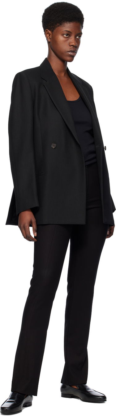 Jakke TOTEME TOTEME Double-Breasted Blazer Sort | 233-3002-246, 3