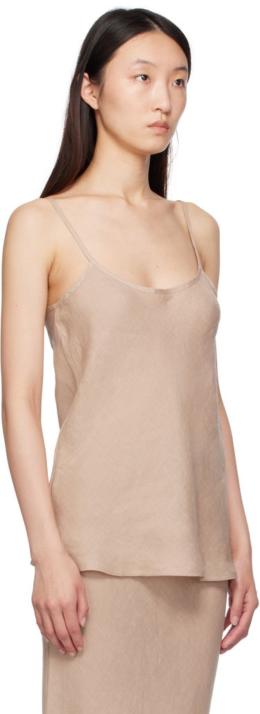 Tanktop Baserange Baserange Dydine Linen Camisole Beige | TODY-LI-SU25, 1