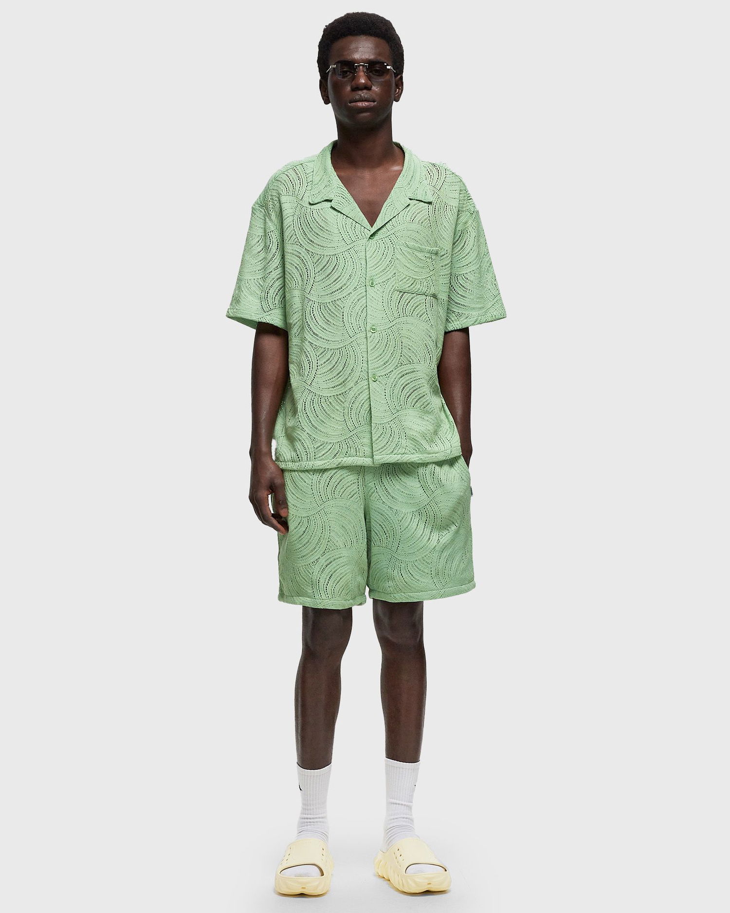 Skjorte Arte Antwerp Circle Croche Shirt Grøn | SS24-116S-GREEN, 1