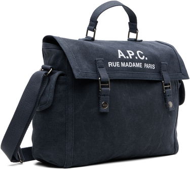 Skuldertaske A.P.C. A.P.C. Recuperation Satchel Bag Mørkeblå | COHGV-H61930, 1