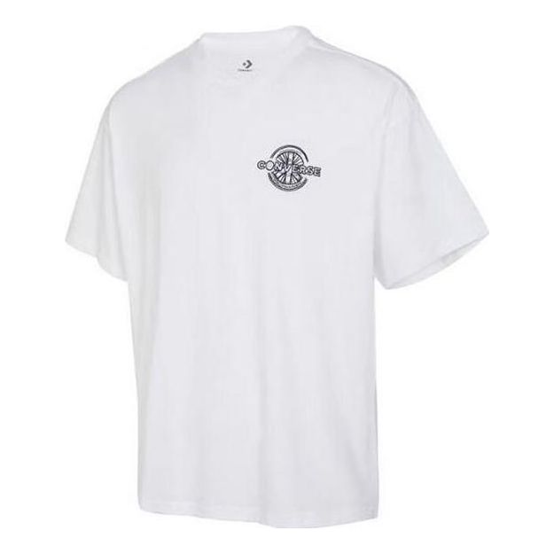 T-shirt Converse Biking World Graphic Tee Hvid | 10025241-A02
