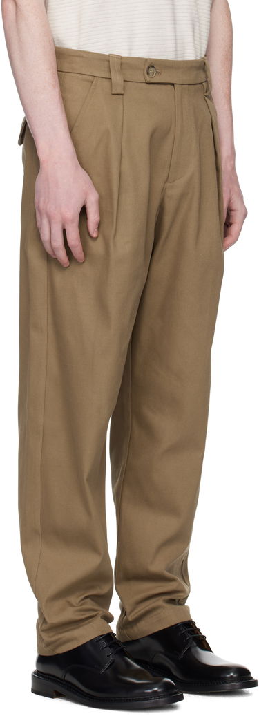 Bukser A.P.C. A.P.C. Renato Pleated Trousers Mørkeblå | COFCO-H08428, 4