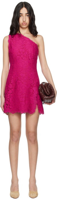 Dolce&Gabbana One-Shoulder Lace Mini Dress