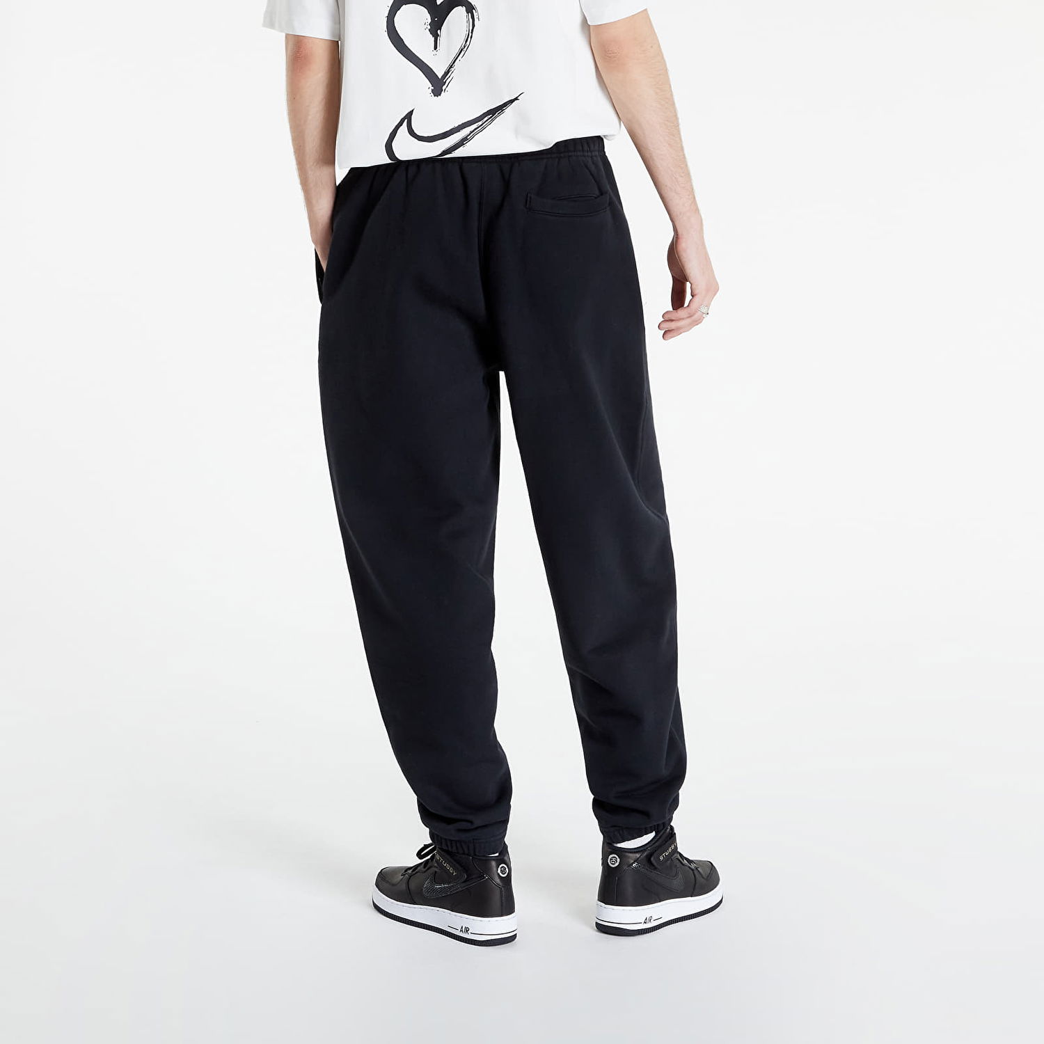 Joggingbukser Nike Stüssy Fleece Pant Sort | DN4030-010, 1