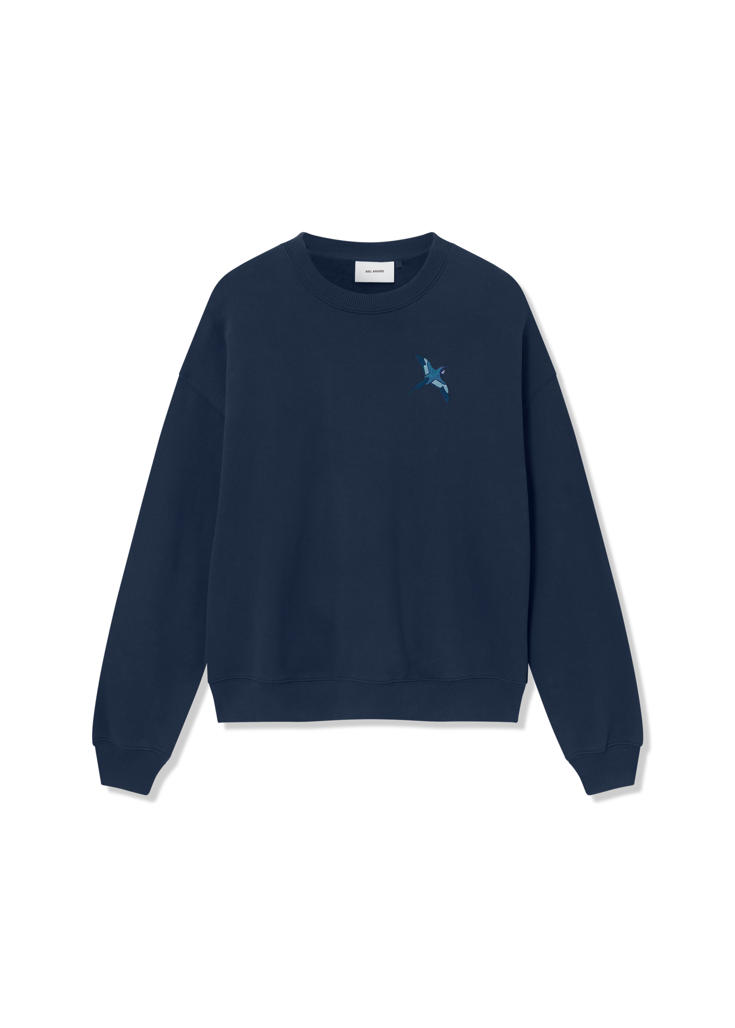 Sweatshirt AXEL ARIGATO Micro Bee Bird Crewneck Sweatshirt Mørkeblå | A3457002, 0