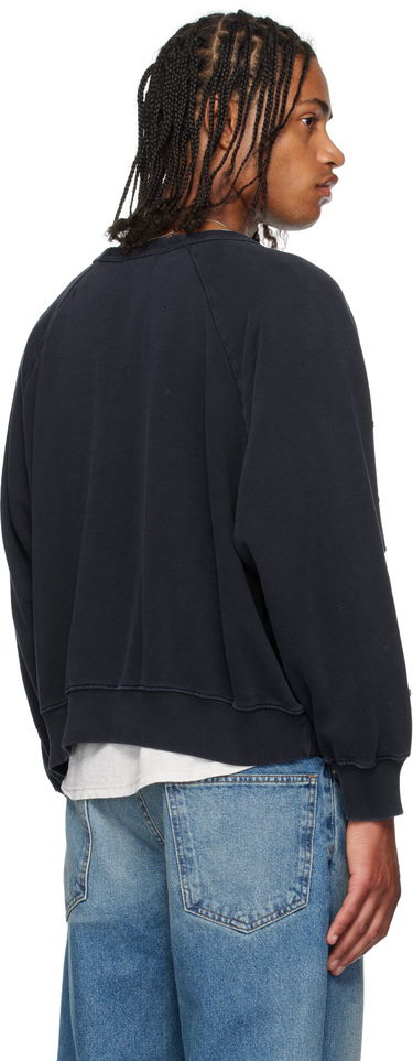 Sweatshirt Enfants Riches Déprimés Enfants Riches Déprimés En Chaine Raglan Crewneck Sweatshirt Mørkeblå | 020-468, 2
