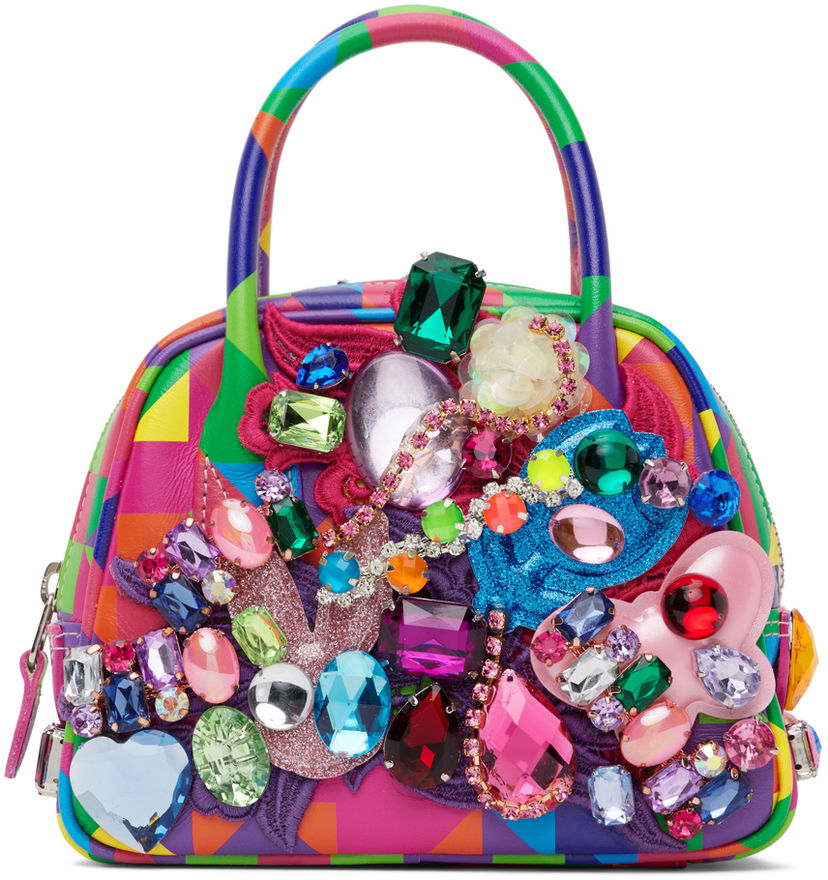 Håndtaske Comme des Garçons Comme des Garçons Crystal-Cut Bag Flerfarvet | GM-K202-051