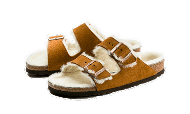 Sneakers og sko Birkenstock Arizona Shearling Mink Bourgogne | 1001128/1001135, 1