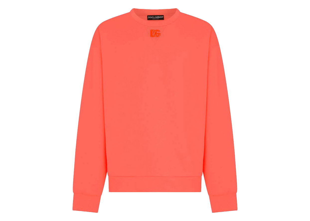 Sweatshirt Dolce & Gabbana Jersey Metal DG Logo Sweatshirt Pink Lyserød | G9VA5ZHU7LAR3722, 0
