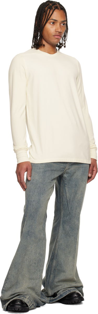 T-shirt Rick Owens Concordians Thermal T-shirt Hvid | RR02E1225 JPT, 3