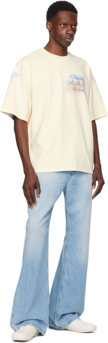 T-shirt AMIRI AMIRI 'Follow Me Into The Sun' T-Shirt Gul | AMJYTE1208, 3