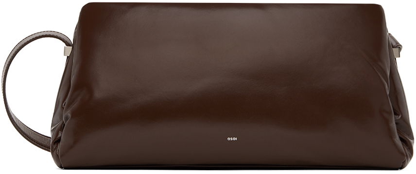 Skuldertaske OSOI Pillow Bau Leather Shoulder Bag Brun | 24FWB03012002, 0