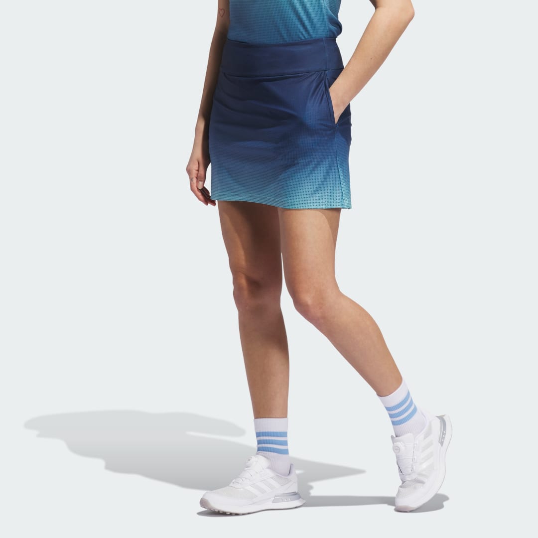 Nederdel adidas Performance Ultimate365 Gradient Skort Blå | JP3547, 0