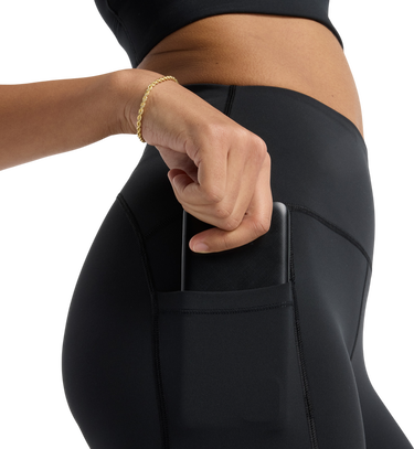 Leggings New Balance New Balance Sleek Pocket High Rise Legging 25" Sort | wp5126-8bk, 2