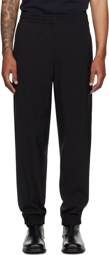 Joggingbukser Moncler Moncler Logo Jogging Pants Sort | K20912A00012598PM, 0