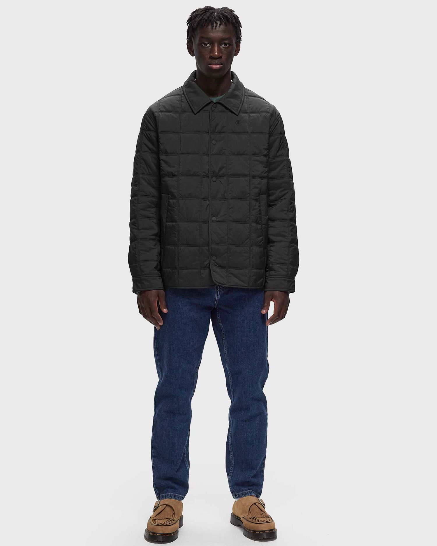 Vindjakke CALVIN KLEIN QUILTED JACKET Sort | J30J325587BEH, 1