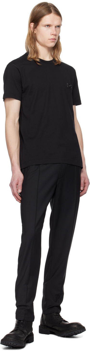Joggingbukser Dolce & Gabbana Dolce&Gabbana Tela Lana Track Pants Sort | GYACETFURK8, 3