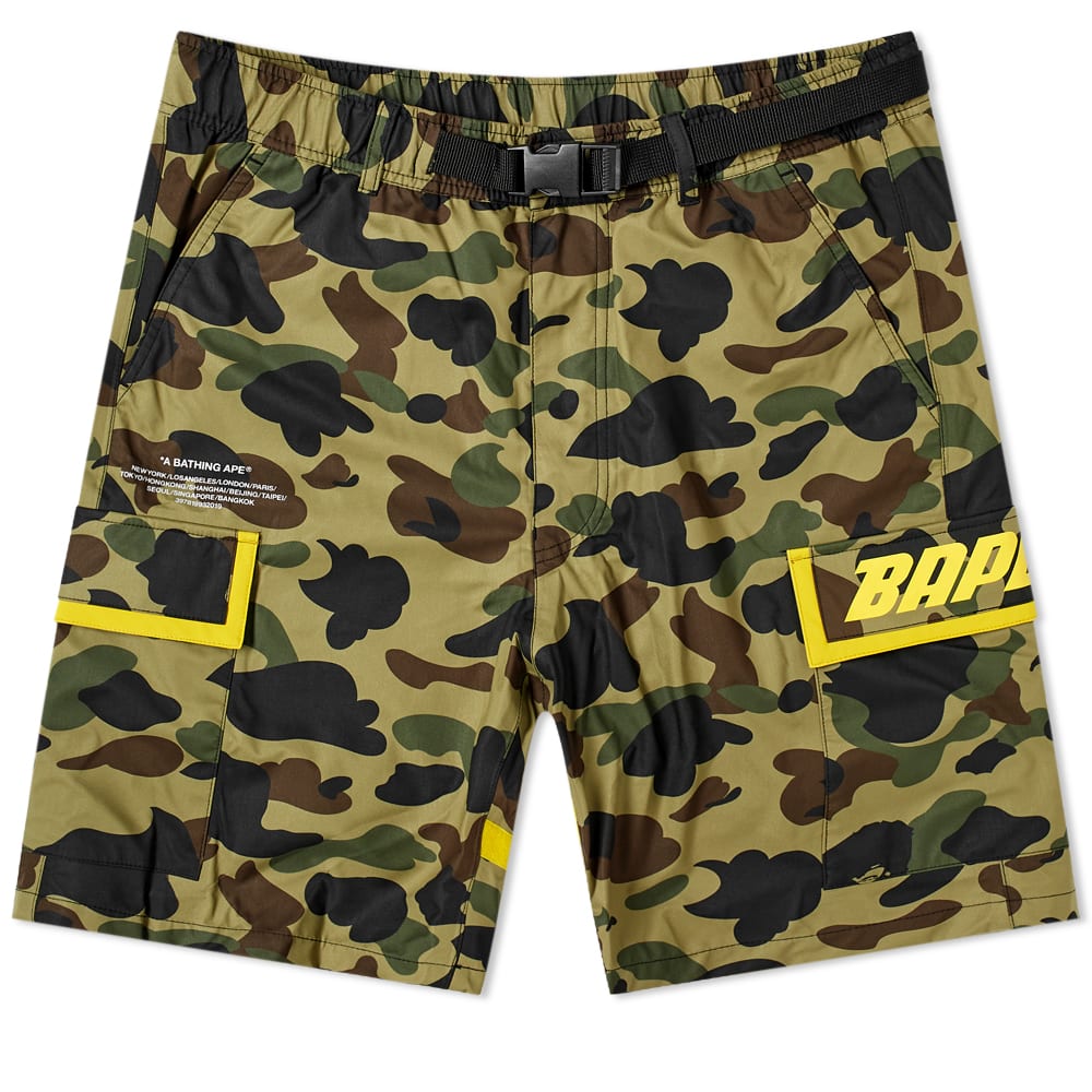 Shorts BAPE 1st Camo (B)Ape 2Layer Utility Short Grøn | 1F20153032-GN, 0