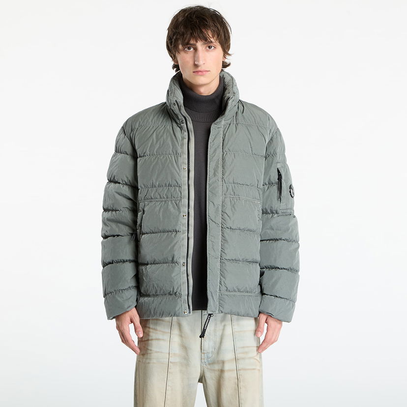 Puffer jakke C.P. Company Chrome-R Down Jacket Gunmetal Grey Grå | 19CMOW012A005904G-921