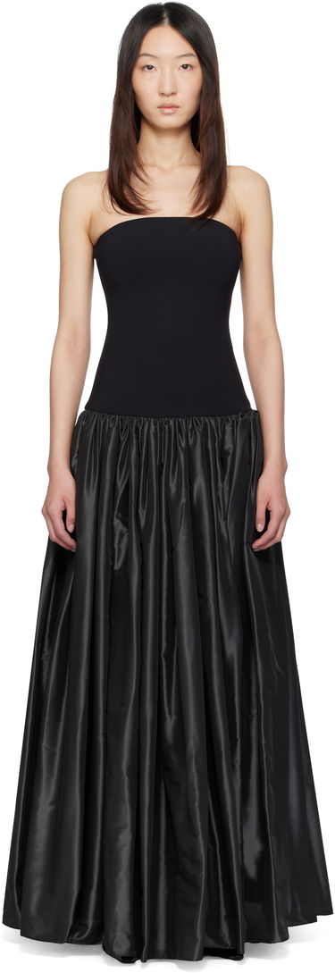 Kjole Coperni Coperni Bustier Princess Maxi Dress Sort | COPR195F3042, 0