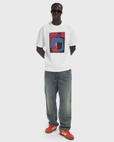 T-shirt By Parra Graphic Print T-Shirt Hvid | 54105, 2