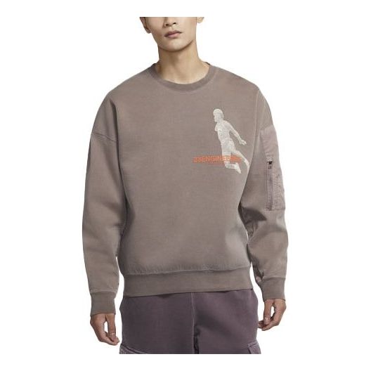 Sweater Jordan Jordan 23 Engineered Knitted Crewneck Sweatshirt Brun | DD0849-229
