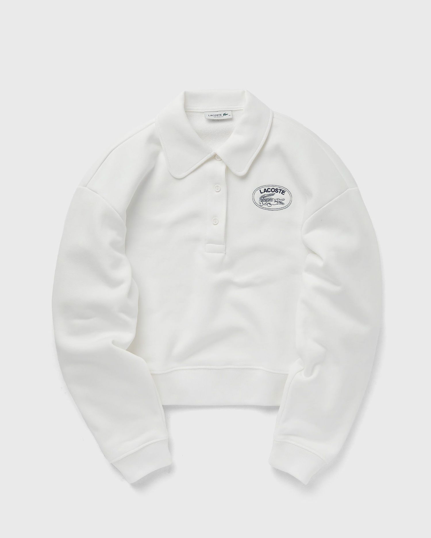 Sweatshirt Lacoste SWEATSHIRTS women Half-Zips white in size:L Hvid | SF3469-70V, 0
