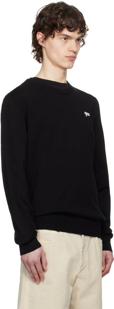 Sweater A.P.C. A.P.C. Neville Crewneck Sweater Sort | COGDK-H23394, 1