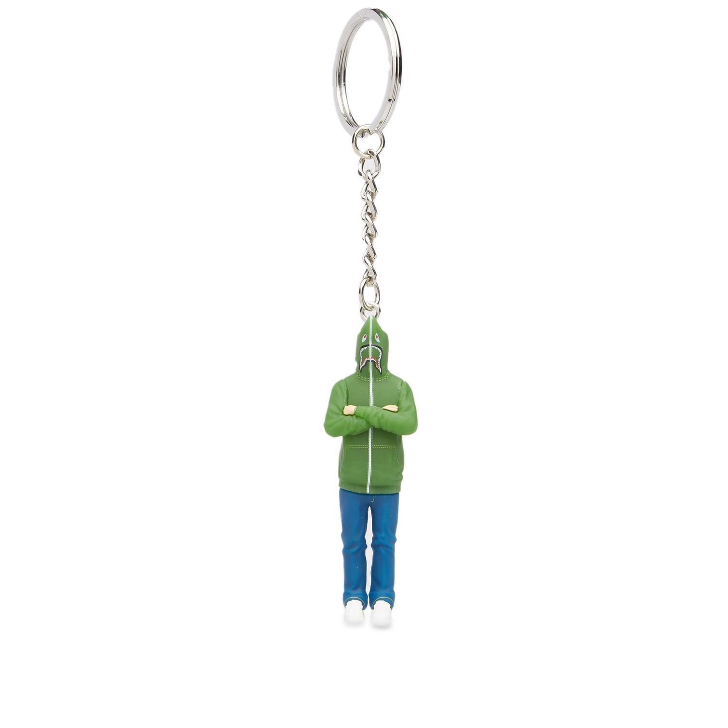Nøgleringe BAPE Shark Seijin Key Chain Green Grøn | 001GDJ301014M-GRN, 0