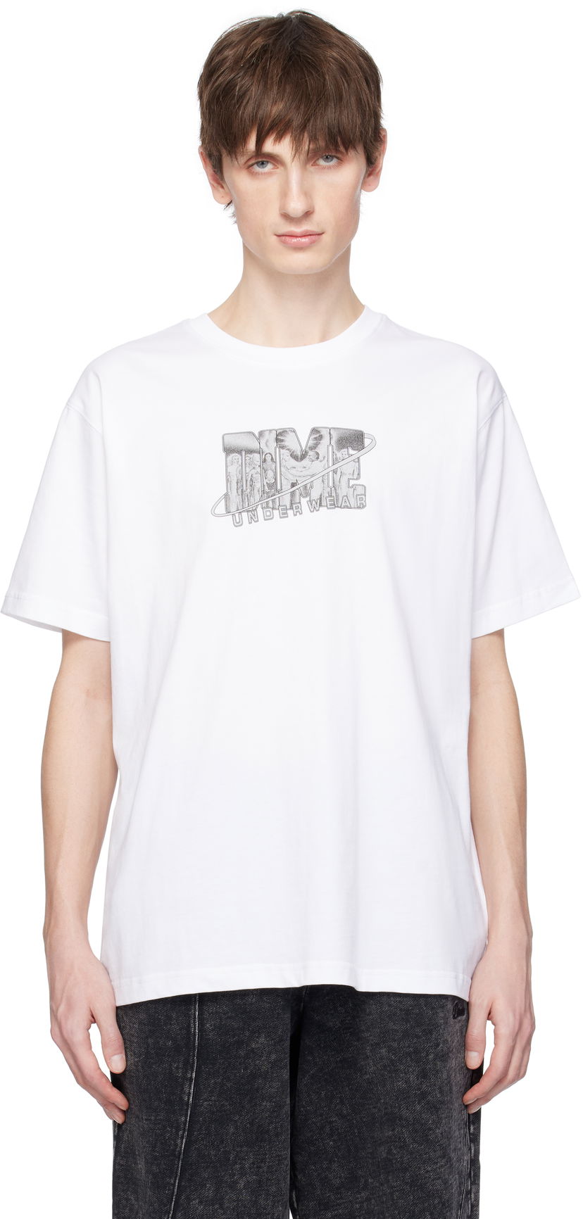 T-shirt Dime Dime Cosmic Graphic T-Shirt Hvid | DIMESP2559WHT