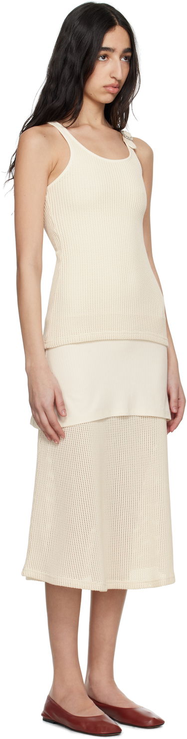 Kjole Wales Bonner Wales Bonner Serenity Maxi Dress Beige | WS25JE20-JE02-099, 1