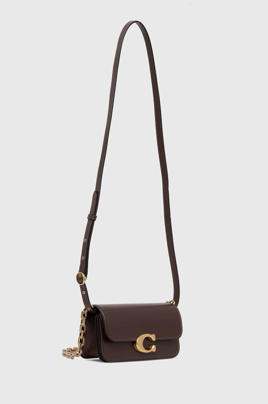 Skuldertaske Coach Leather Shoulder Bag Sort | CP120, 1