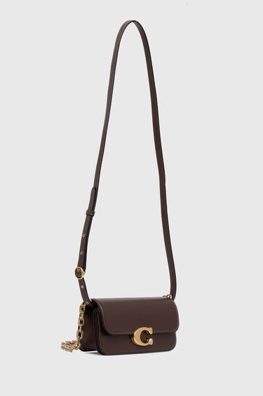 Skuldertaske Coach Leather Shoulder Bag Sort | CP120, 1