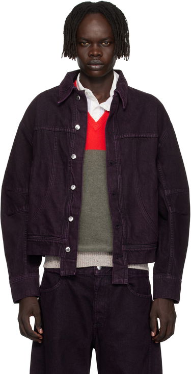Jakke Eckhaus Latta Eckhaus Latta 'El Jacket Redux' Denim Jacket Lilla | 1224-EL-PF25-A, 0